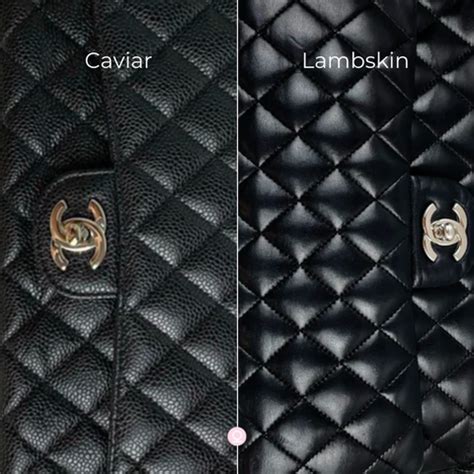 chanel beige lambskin|Chanel lambskin vs caviar.